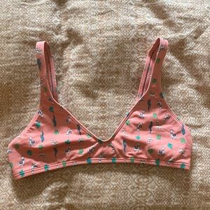 Jolyn Coco llama print bikini top